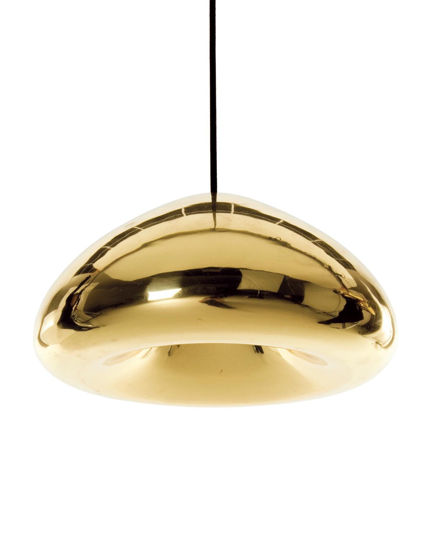 Tom Dixon Void Led Pendant Brass Medium Brassgold Designer Pendant Lighting