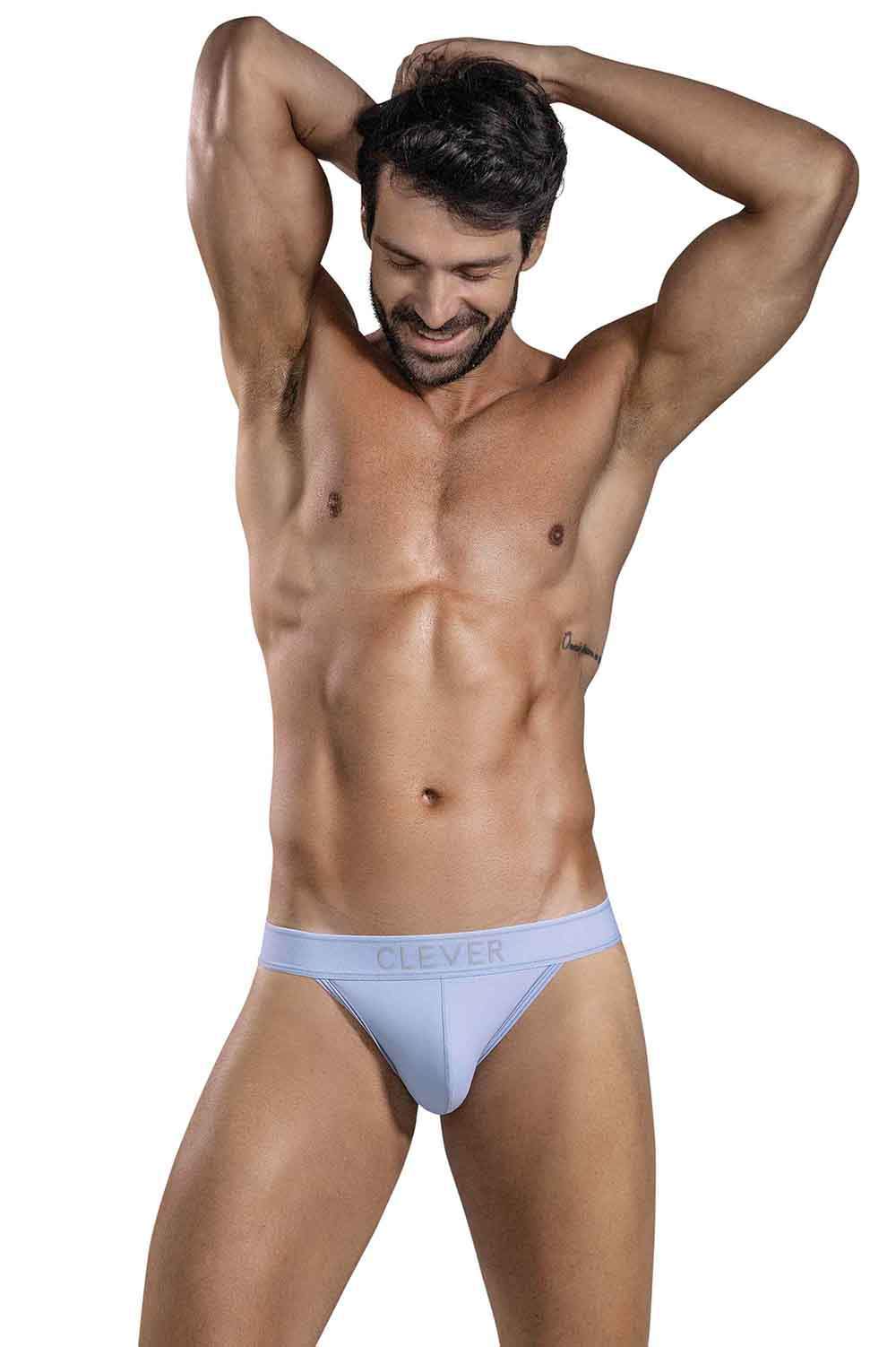 Shop sleek Clever Moda Imagination Brief men’s underwear slip – silky male tanga bikinis with uplifting ergonomic pouch. More enhancing undies online