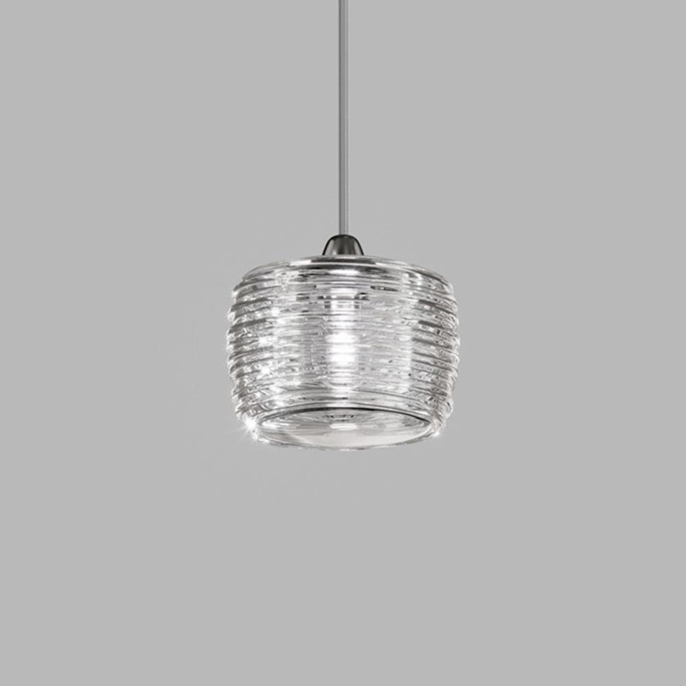 Vistosi Damasco C Pendant Crystal Clear Designer Pendant Lighting