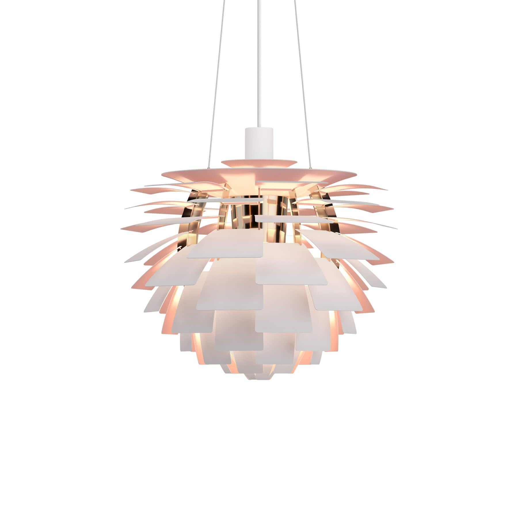 Louis Poulsen Ph Artichoke Anniversary Edition Pendant Light Diameter 48cm White Designer Pendant Lighting