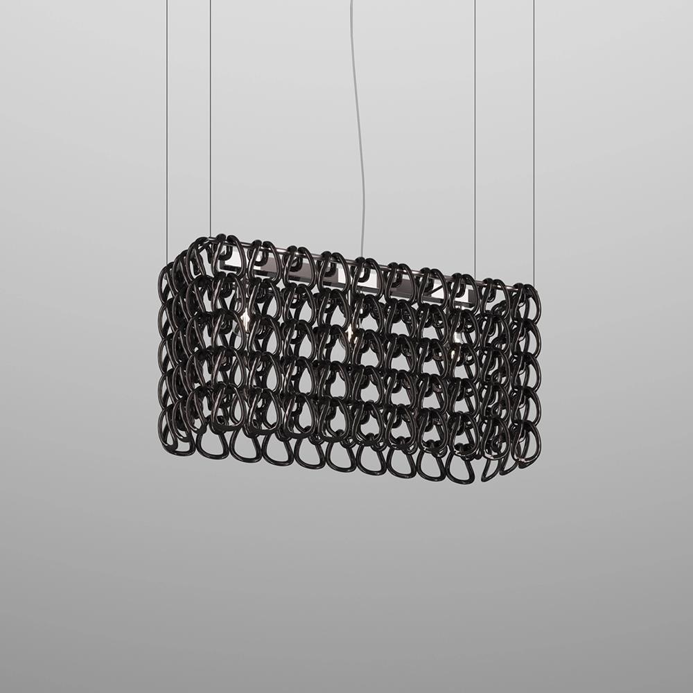 Vistosi Minigiogali Pendant Re2 Black Designer Pendant Lighting