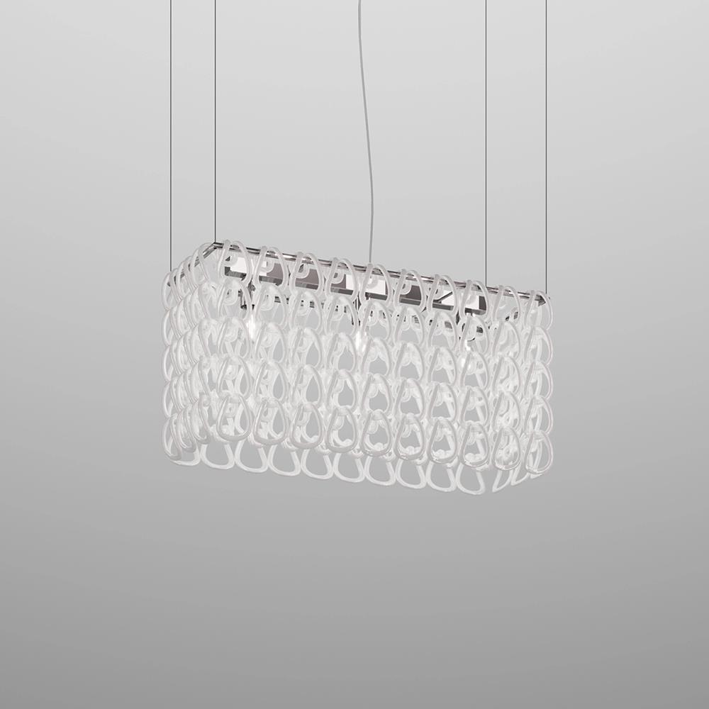 Vistosi Minigiogali Pendant Re2 White Designer Pendant Lighting