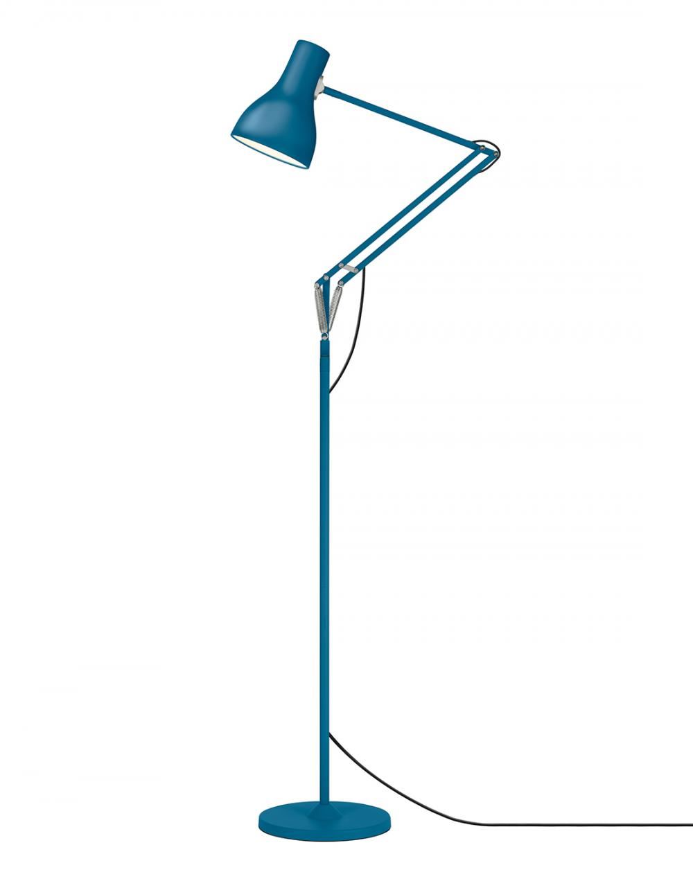 Anglepoise Original Type 75 Floor Light Margaret Howell Edition Saxon Blue