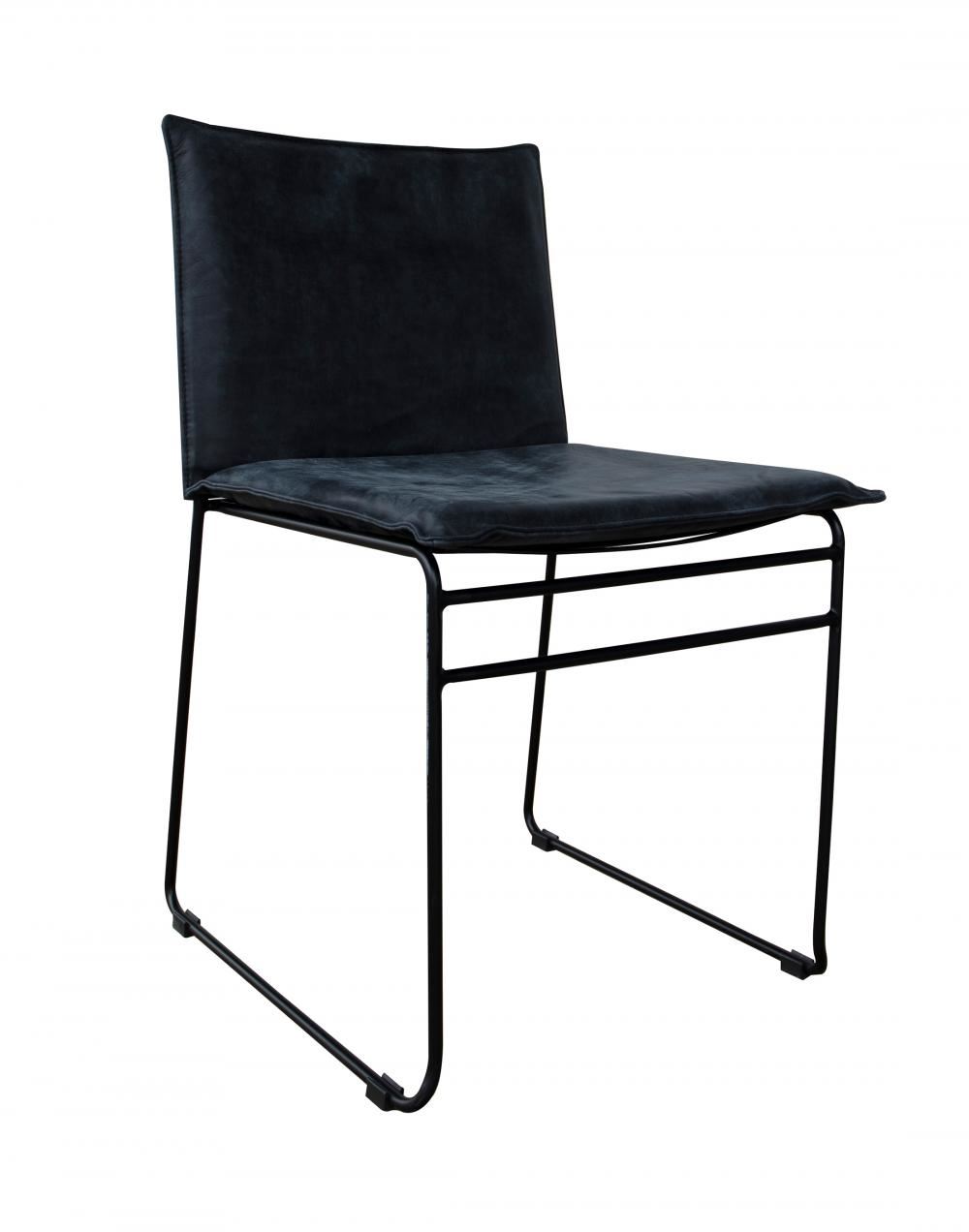 Kyst Dining Chair Black Fabric Group 2