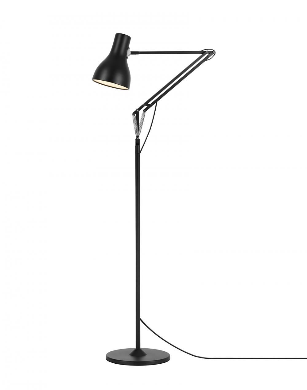 Anglepoise Type 75 Floor Light Jet Black