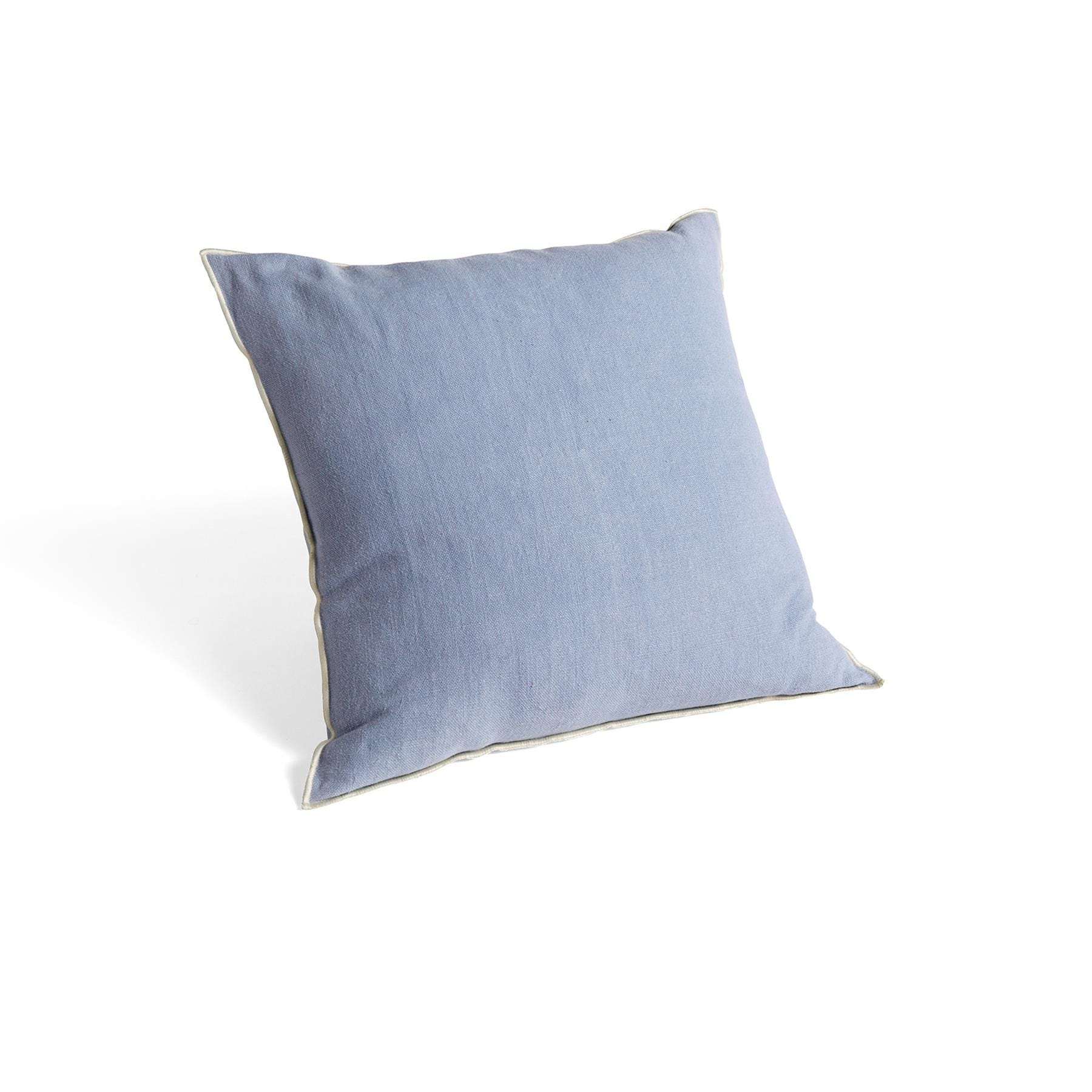 Hay Outline Cushion Ice Blue Linen And Cotton