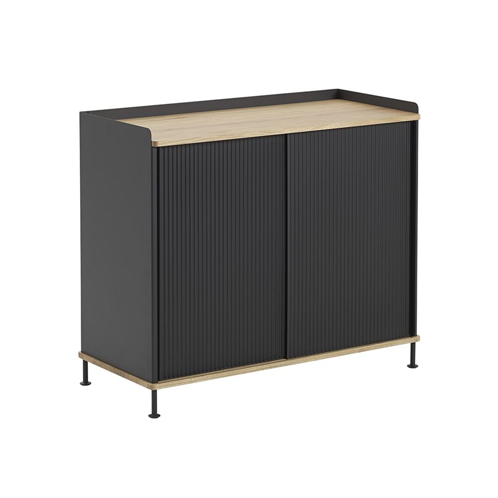 Enfold Sideboard High Black Black