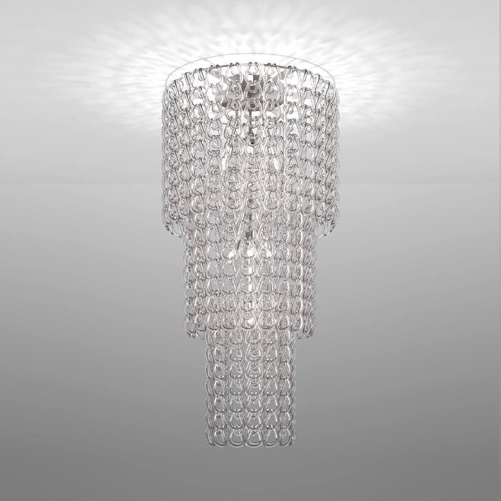 Minigiogali Ceiling Light Ca3 Transparent Crystal