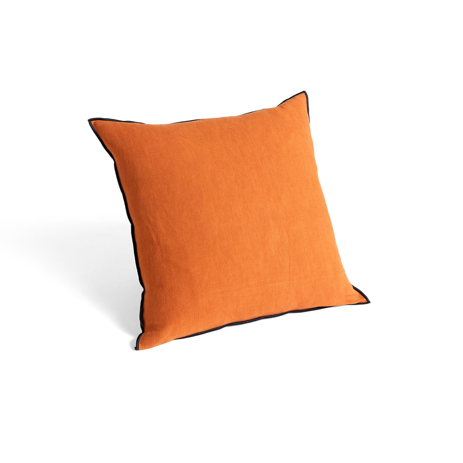 Hay Outline Cushion Sienna Linen And Cotton Orange