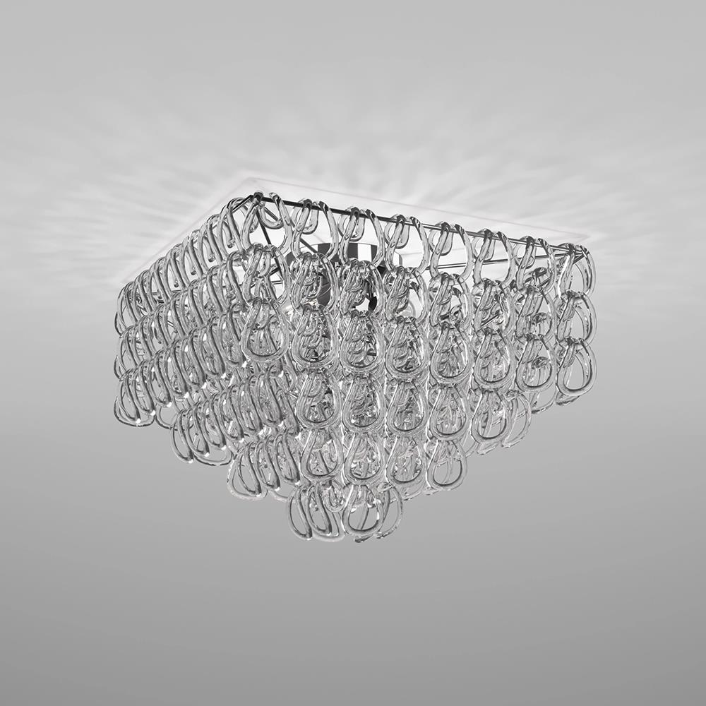 Minigiogali Ceiling Light 65q Transparent Crystal