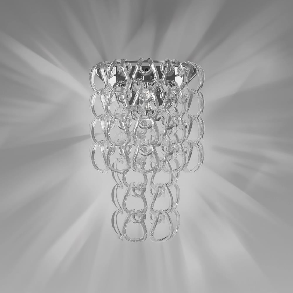 Minigiogali Wall Light Transparent Crystal