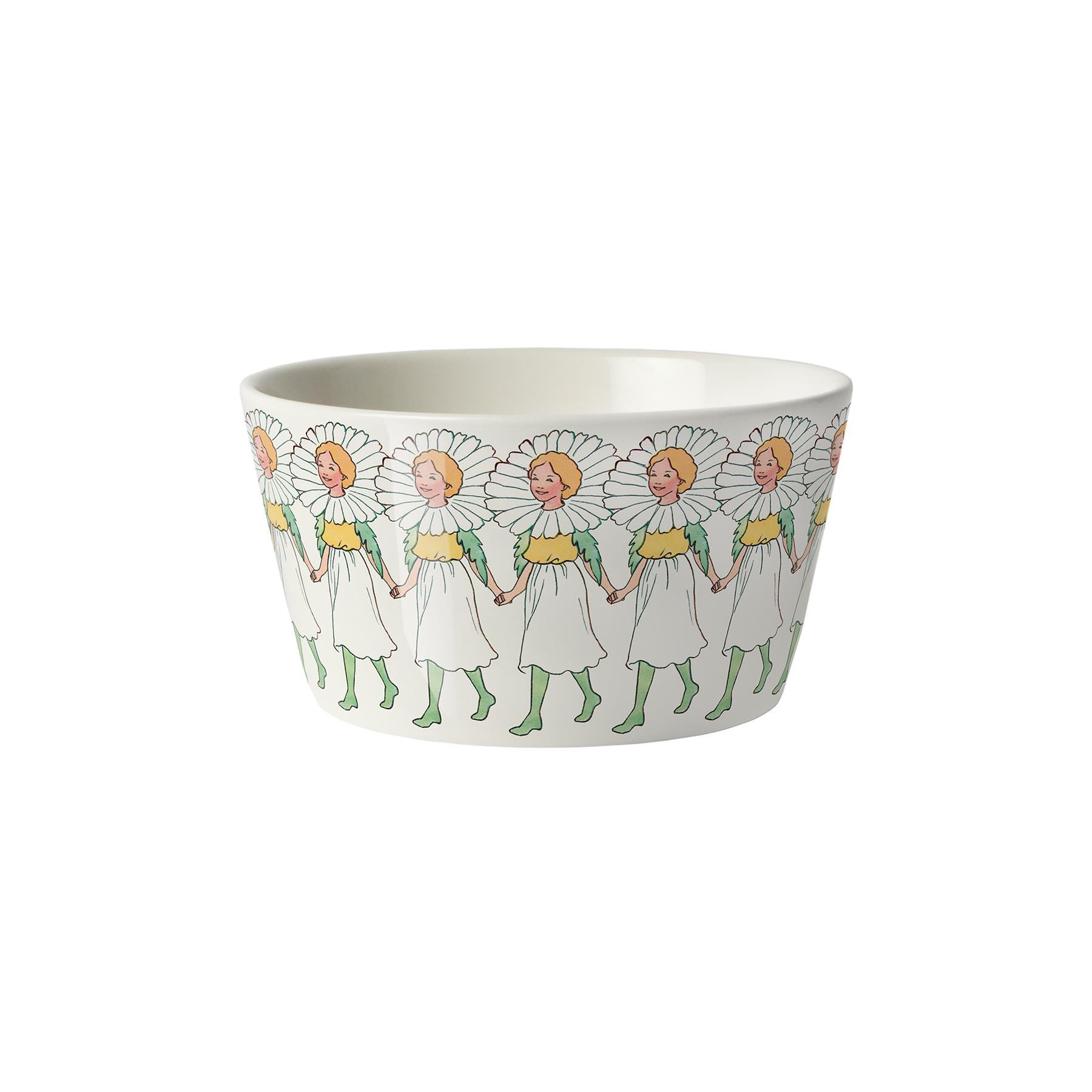 Design House Stockholm Elsa Beskow Bowl Marguerite New Bone China White