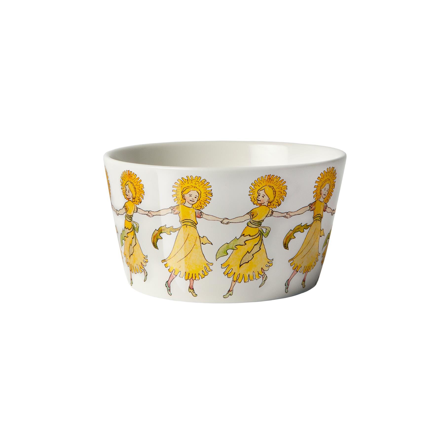 Design House Stockholm Elsa Beskow Bowl Flower Girl New Bone China White