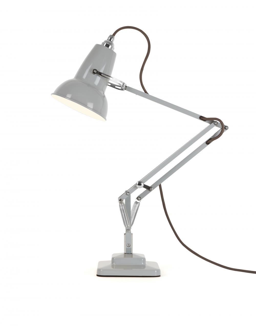 Anglepoise Original 1227 Mini Desk Lamp Dove Grey Weighted Base