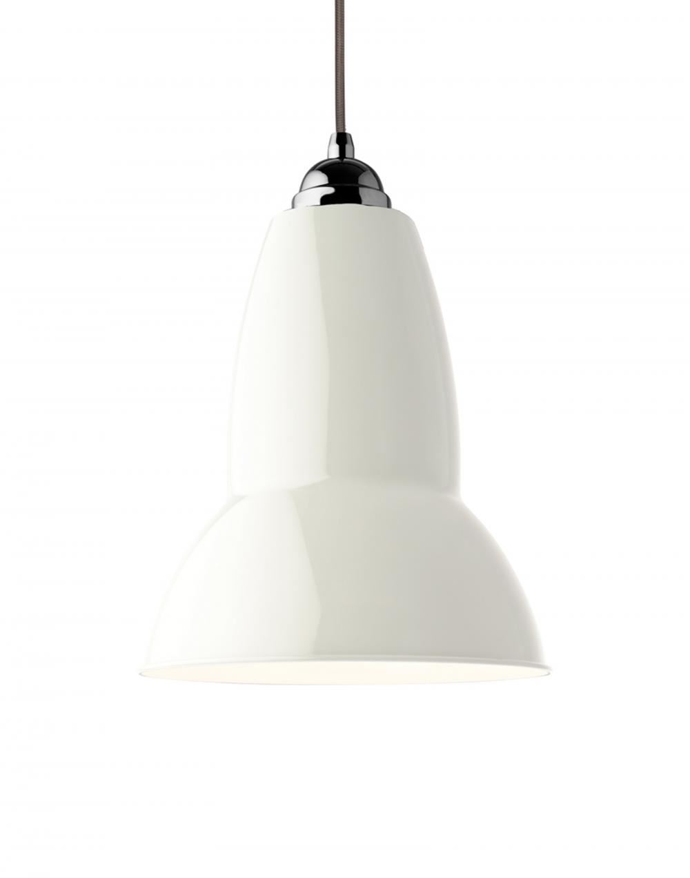 Anglepoise Original 1227 Pendant Midi Linen White Designer Pendant Lighting