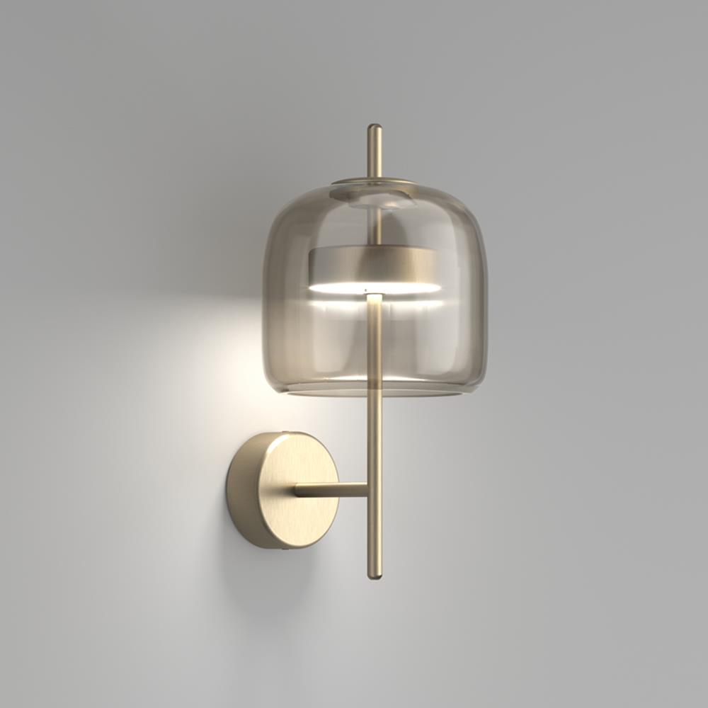 Jube Wall Light Smokey Matt Gold