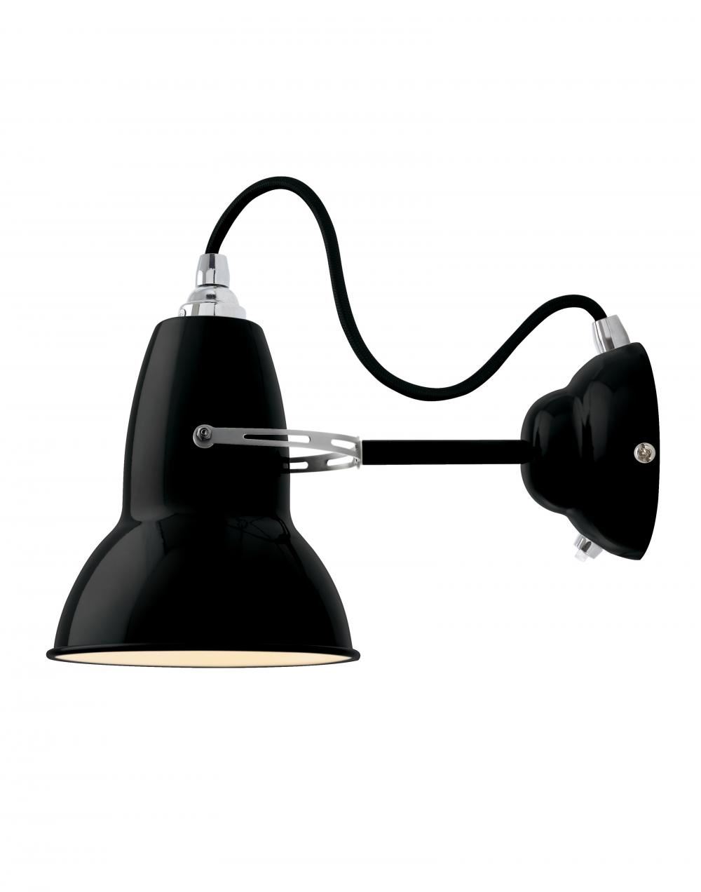 Anglepoise Original 1227 Short Wall Light Original Jet Black