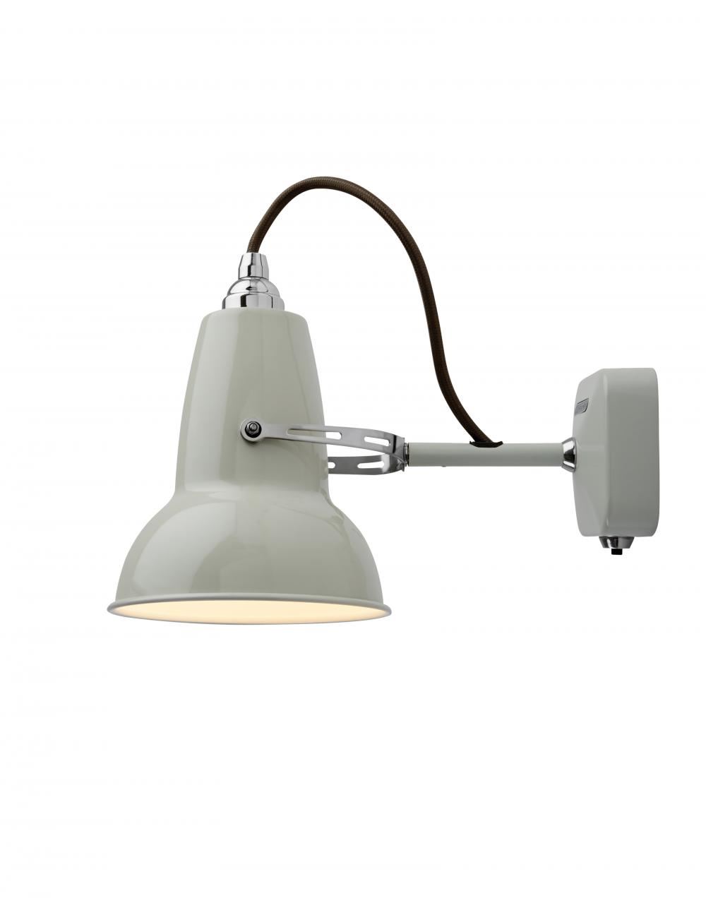 Anglepoise Original 1227 Short Wall Light Mini Linen White