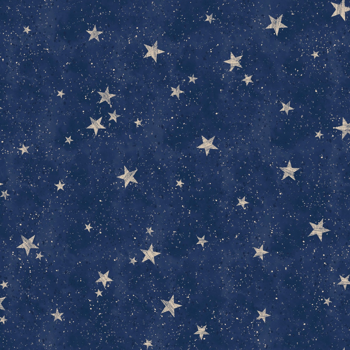 Crown Wallpapers Starlight Stars Navy Blue Wallpaper Silver Gold Metallic Shimmer Childrens, Blue