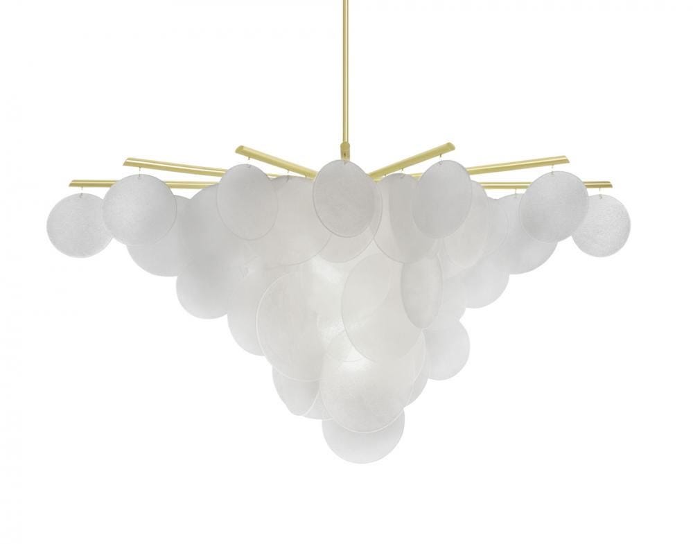 Cto Lighting Exdisplay Cto Nimbus Chandelier Medium London Store Collection Only White