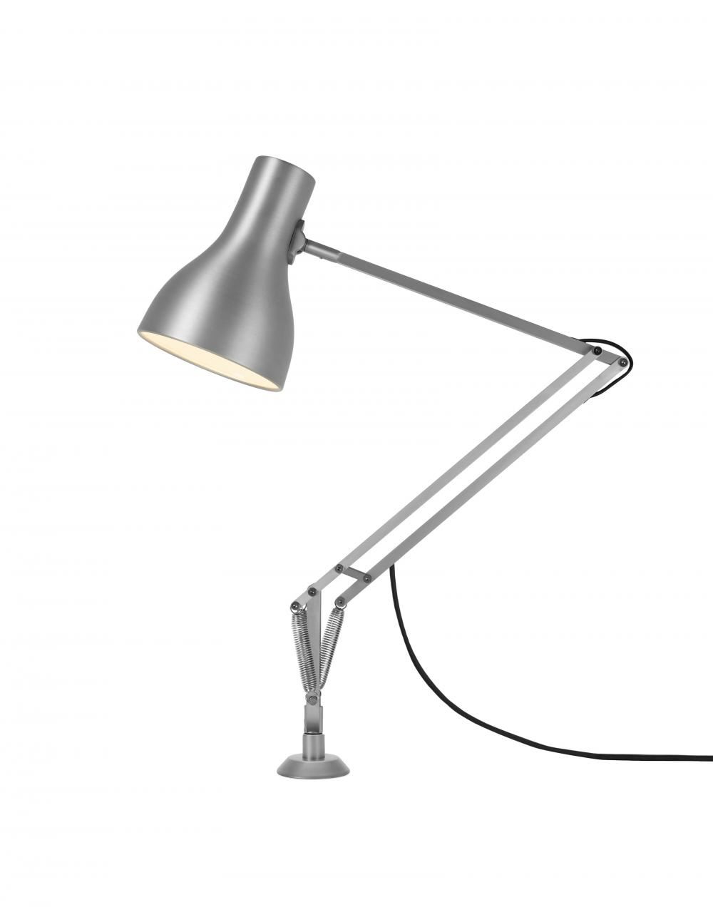 Anglepoise Type 75 Desk Lamp Silver Lustre Desk Insert