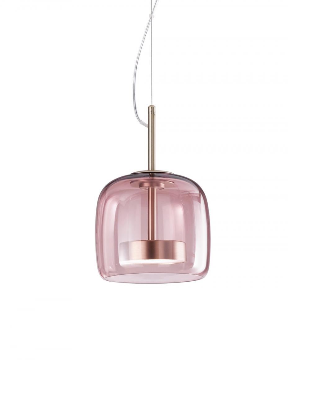 Jube Pendant Sp S Light Amethyst Matt Gold