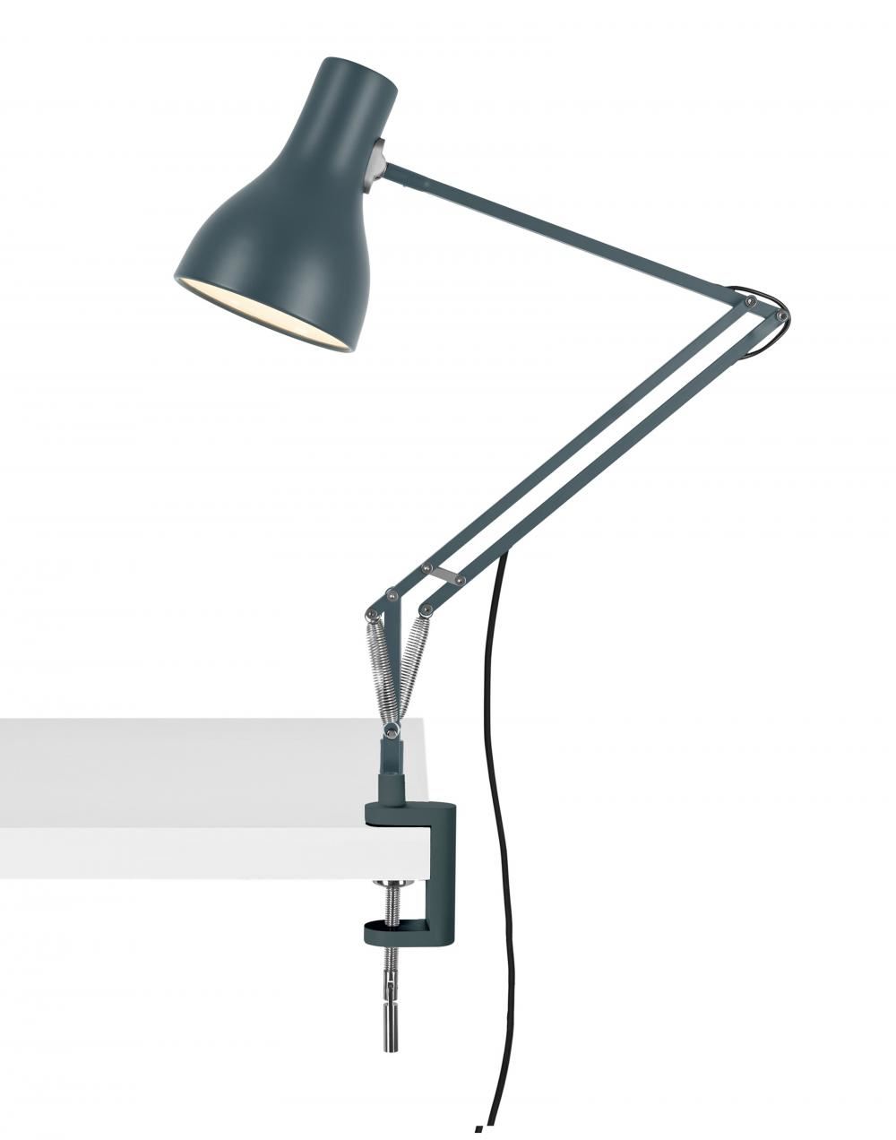 Anglepoise Type 75 Desk Lamp Slate Grey Desk Clamp