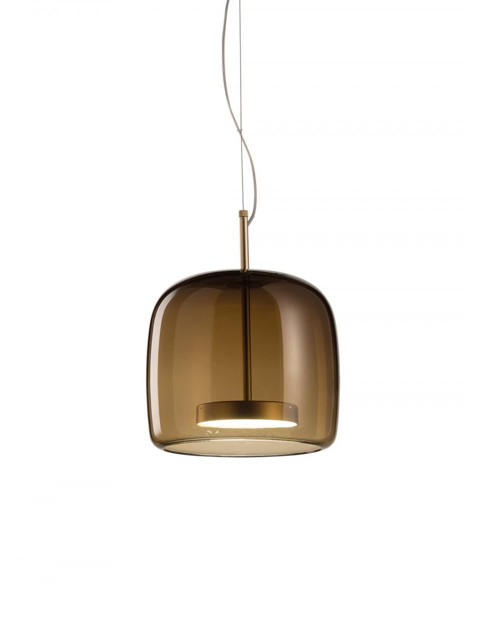 Vistosi Jube Pendant Sp S Burnt Earth Matt Steel Red Designer Pendant Lighting