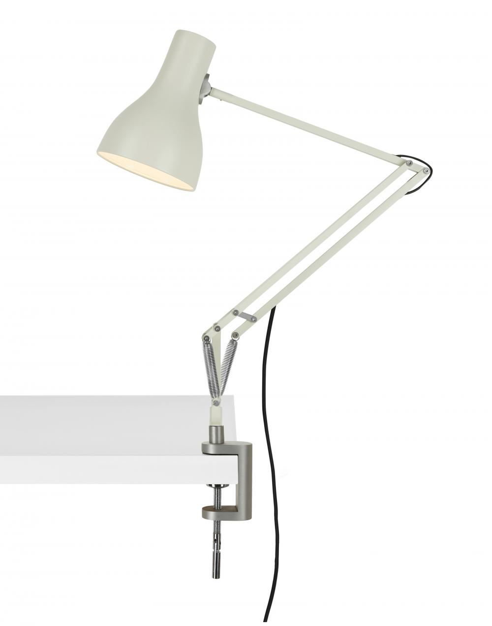 Anglepoise Type 75 Desk Lamp Alpine White Desk Clamp