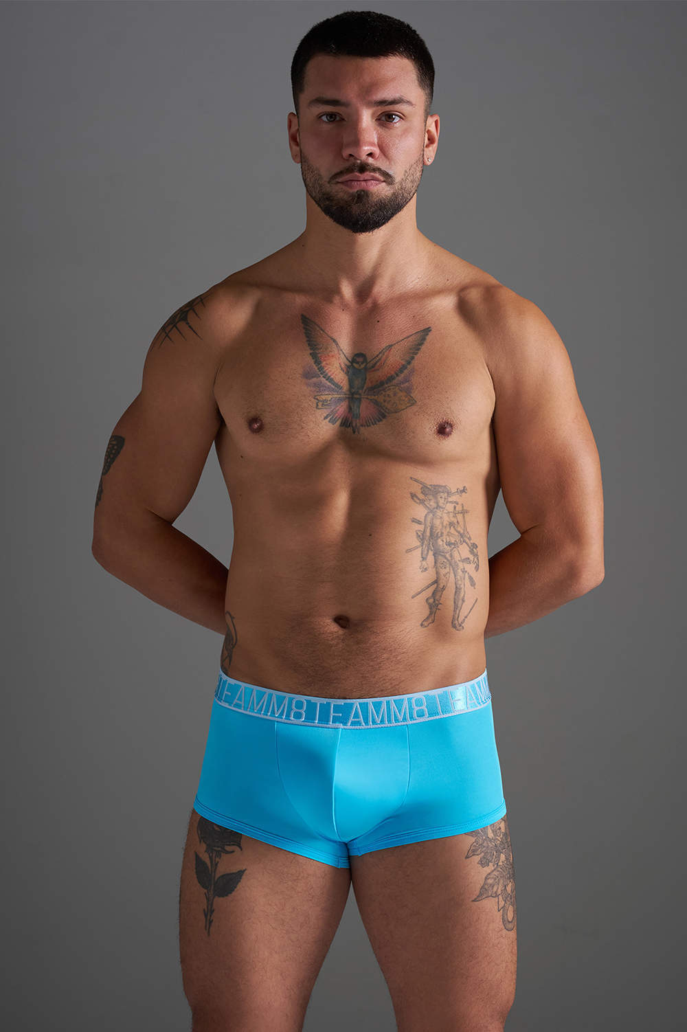 TEAMM8 Shade Booty Trunk men’s underwear short in quick dry silky fabric. Shop male boxer briefs – shorter fit and lined pouch. International delivery