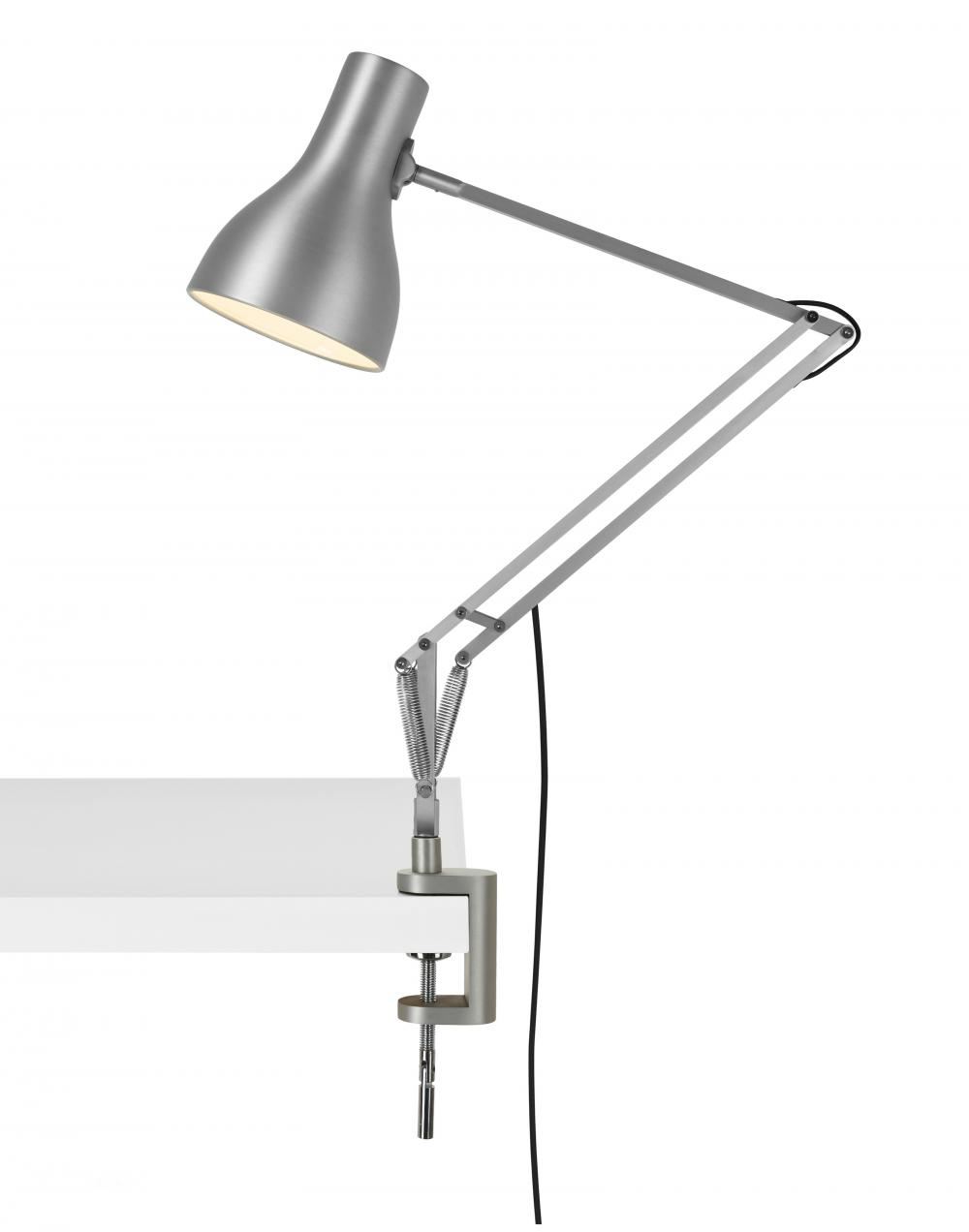 Anglepoise Type 75 Desk Lamp Silver Lustre Desk Clamp