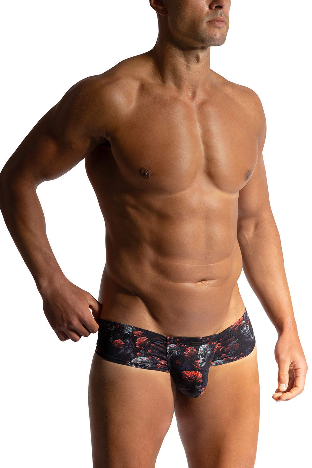 Scarily gorgeous Manstore M2430 Cheeky Brief men’s underwear midi slips. Our silky low rise high leg male hipsters have a curvy cup pouch. Buy online