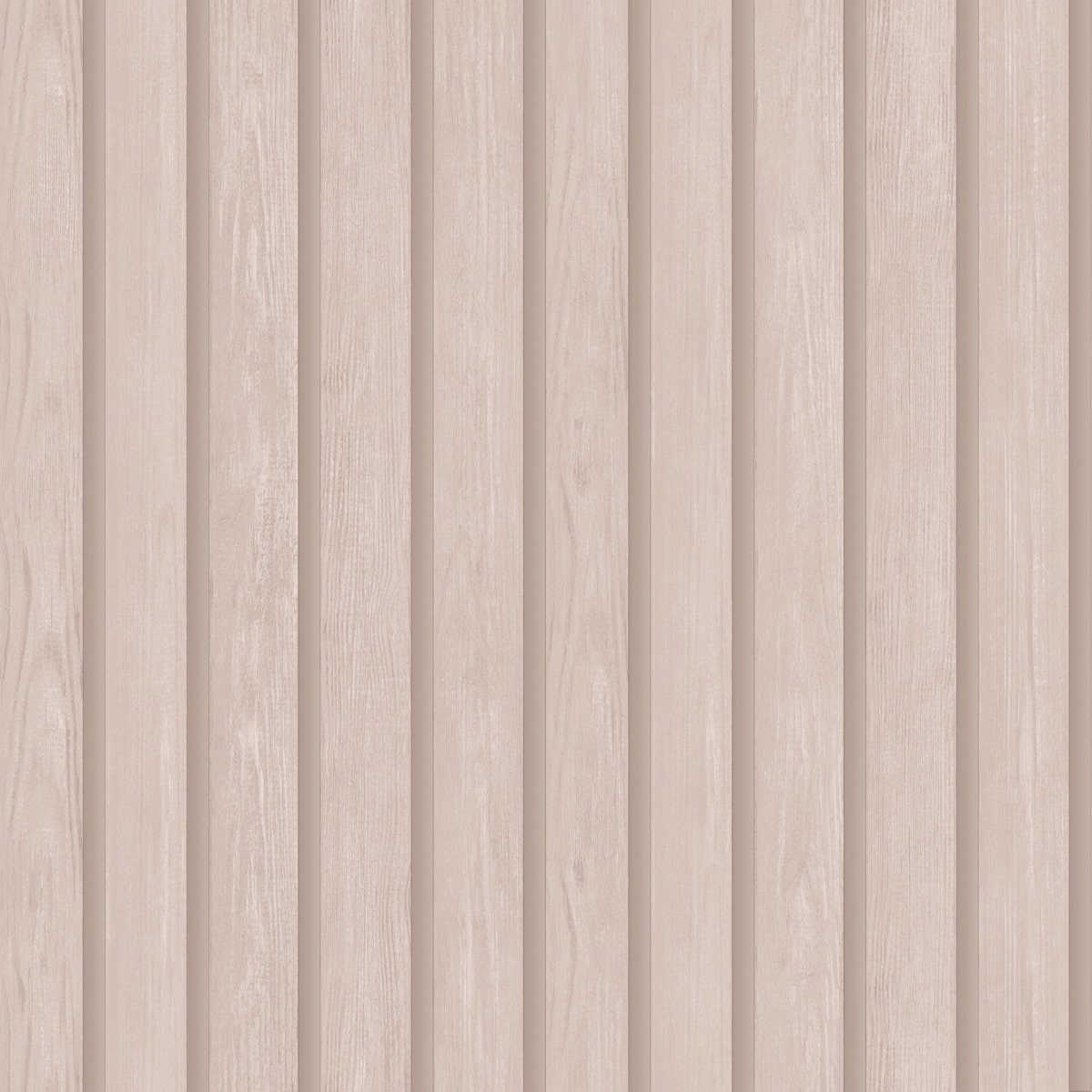 Holden Decor Wood Slat Pink Wallpaper 10m x 53cm, Pink