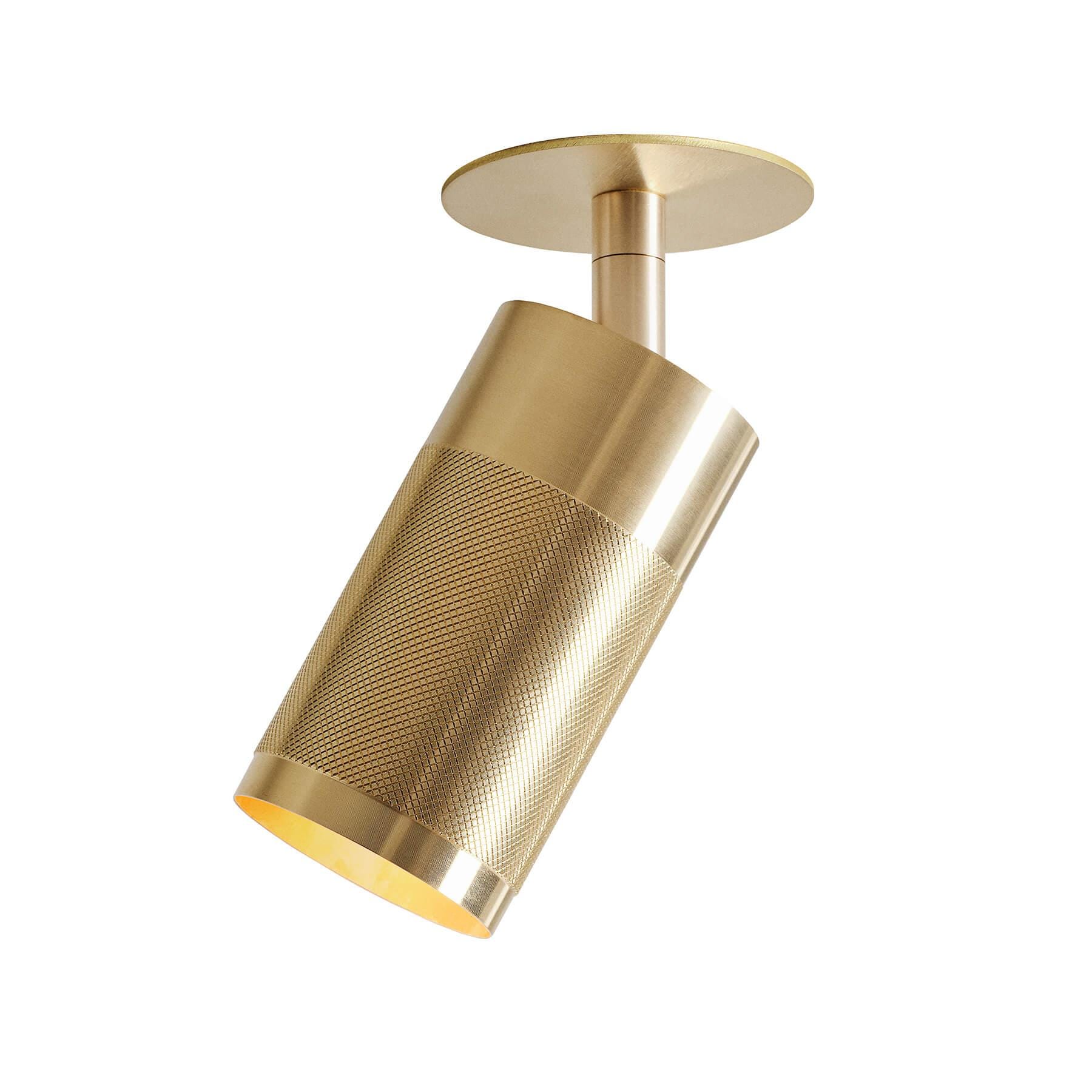 Thorup Copenhagen Patrone Recessed Ceiling Light Brass Brassgold