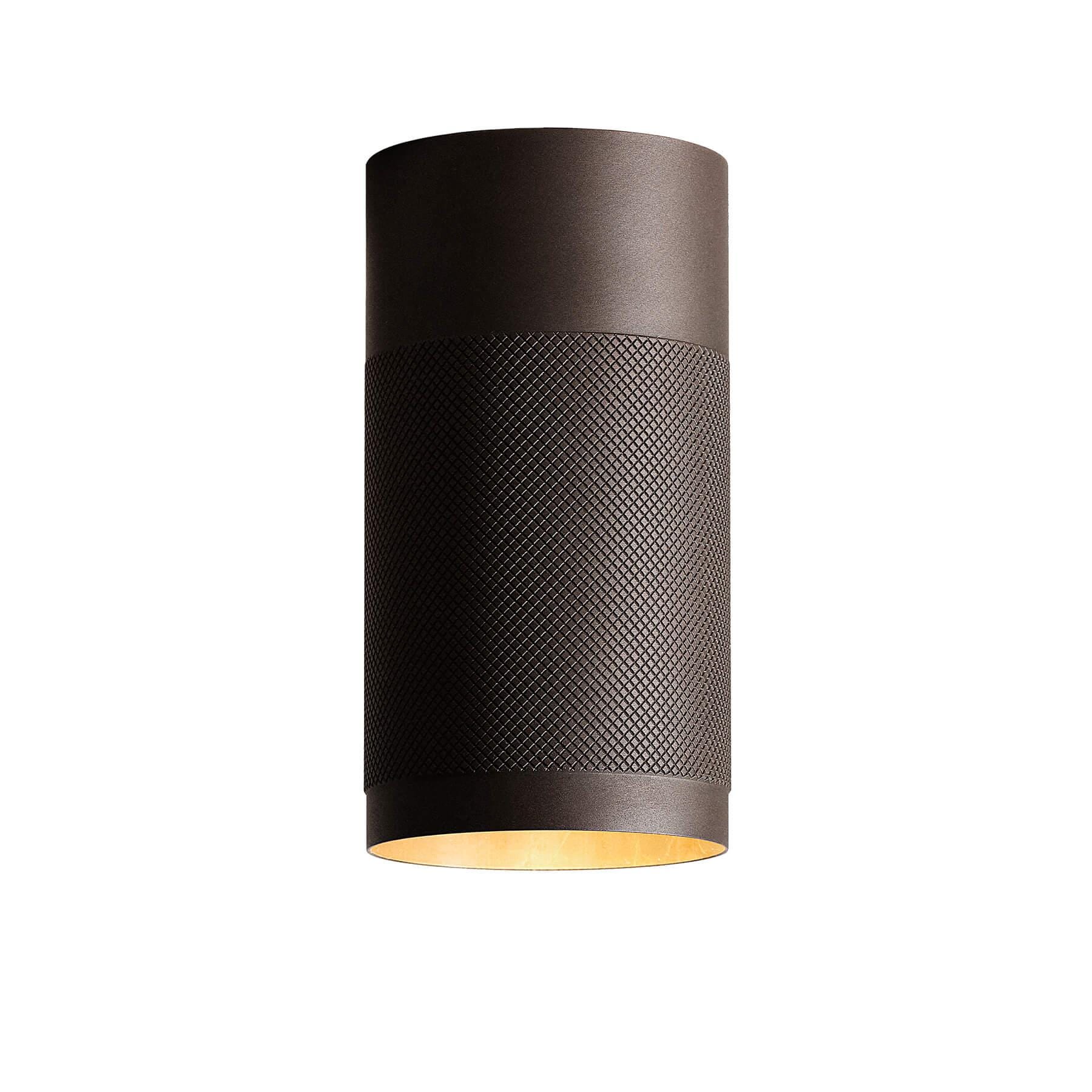 Thorup Copenhagen Patrone Surface Ceiling Light Browned Brass Brown