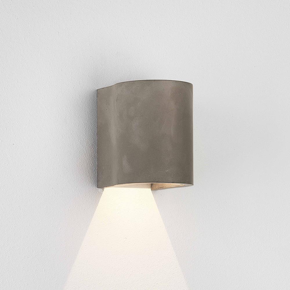 Dunbar Wall Light Concrete Small Up Or Down