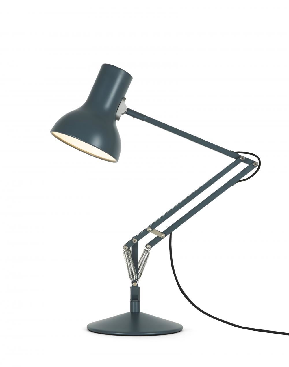 Anglepoise Type 75 Mini Desk Lamp Slate Grey Weighted Base