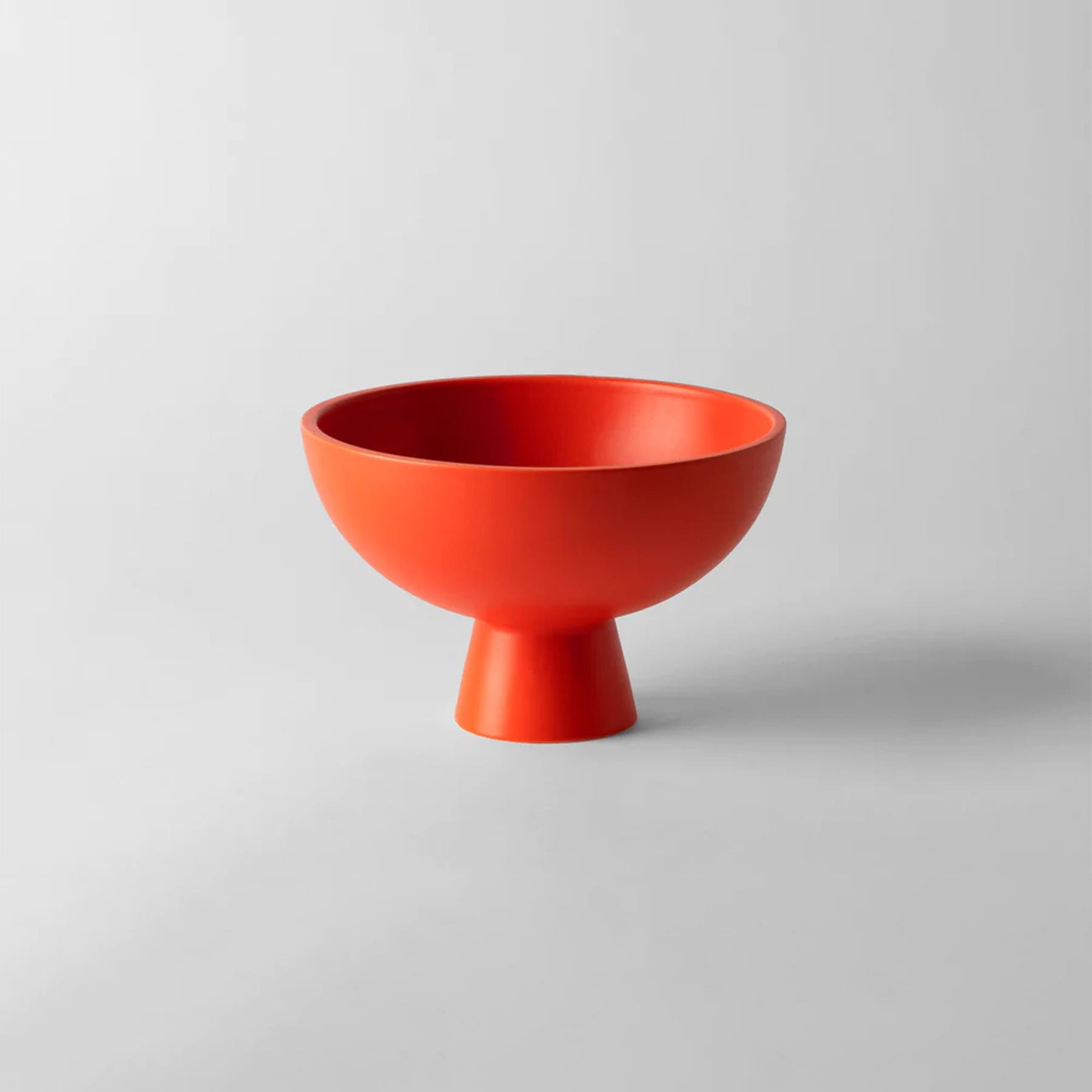 Strom Bowl Strong Coral Medium Earthenware Orange