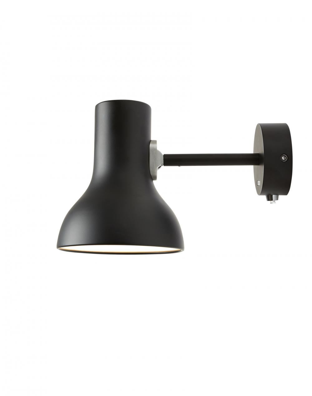 Anglepoise Type 75 Wall Light Mini Jet Black