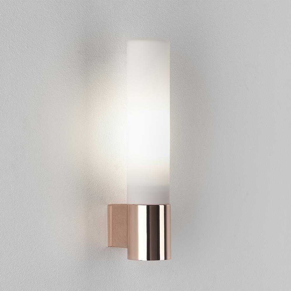 Bari Bathroom Wall Light Ip44 Rated Polished Copper