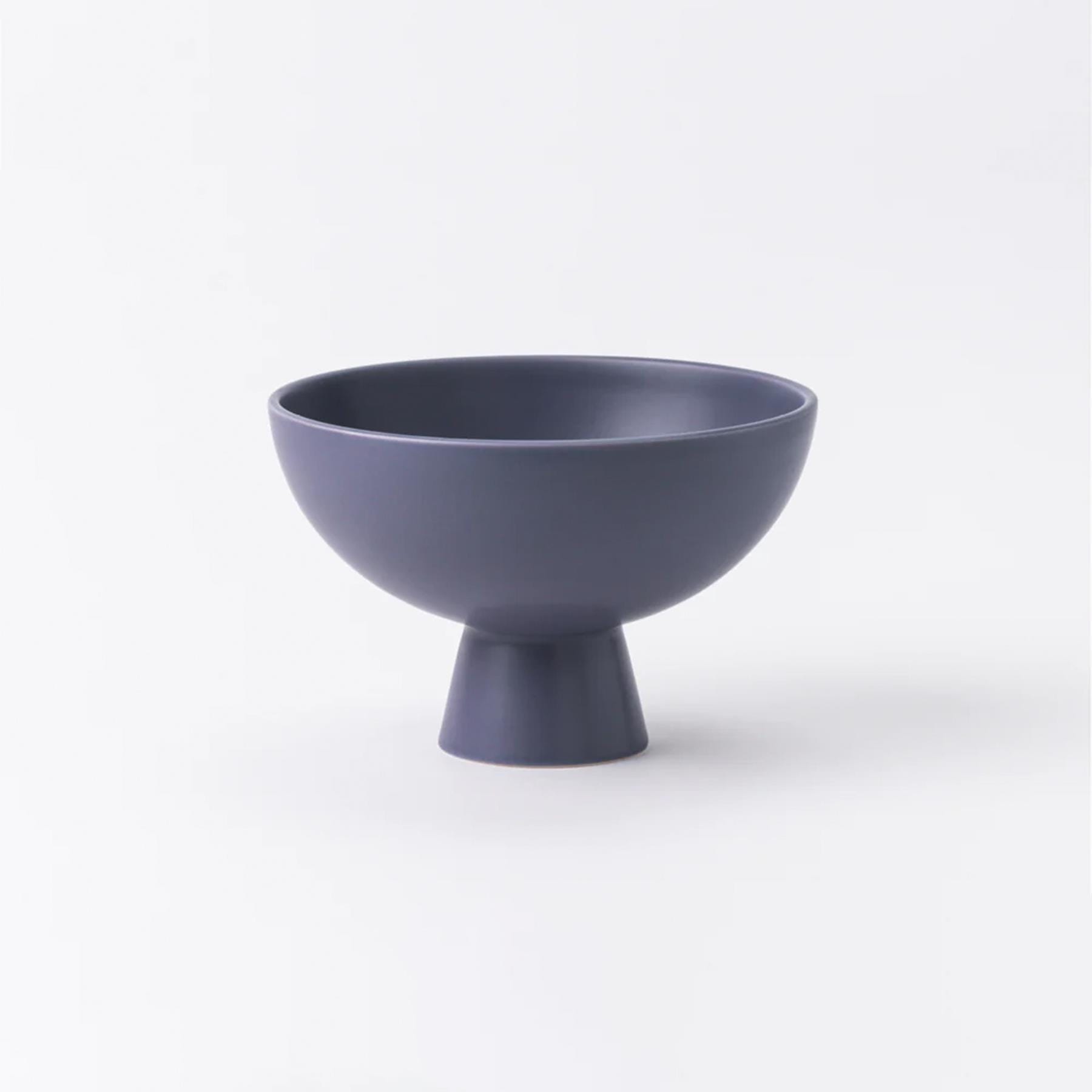 Strom Bowl Purple Ash Large Earthenware