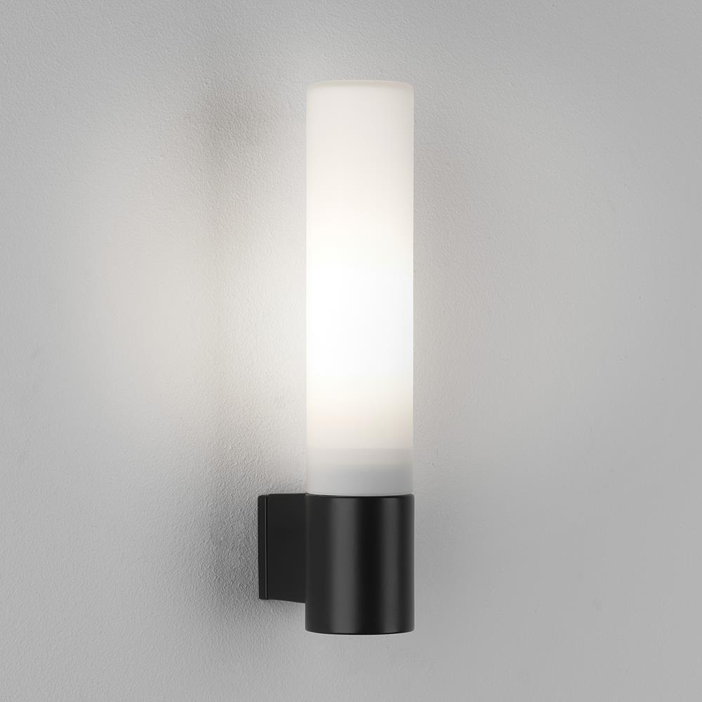 Bari Bathroom Wall Light Ip44 Rated Matt Black