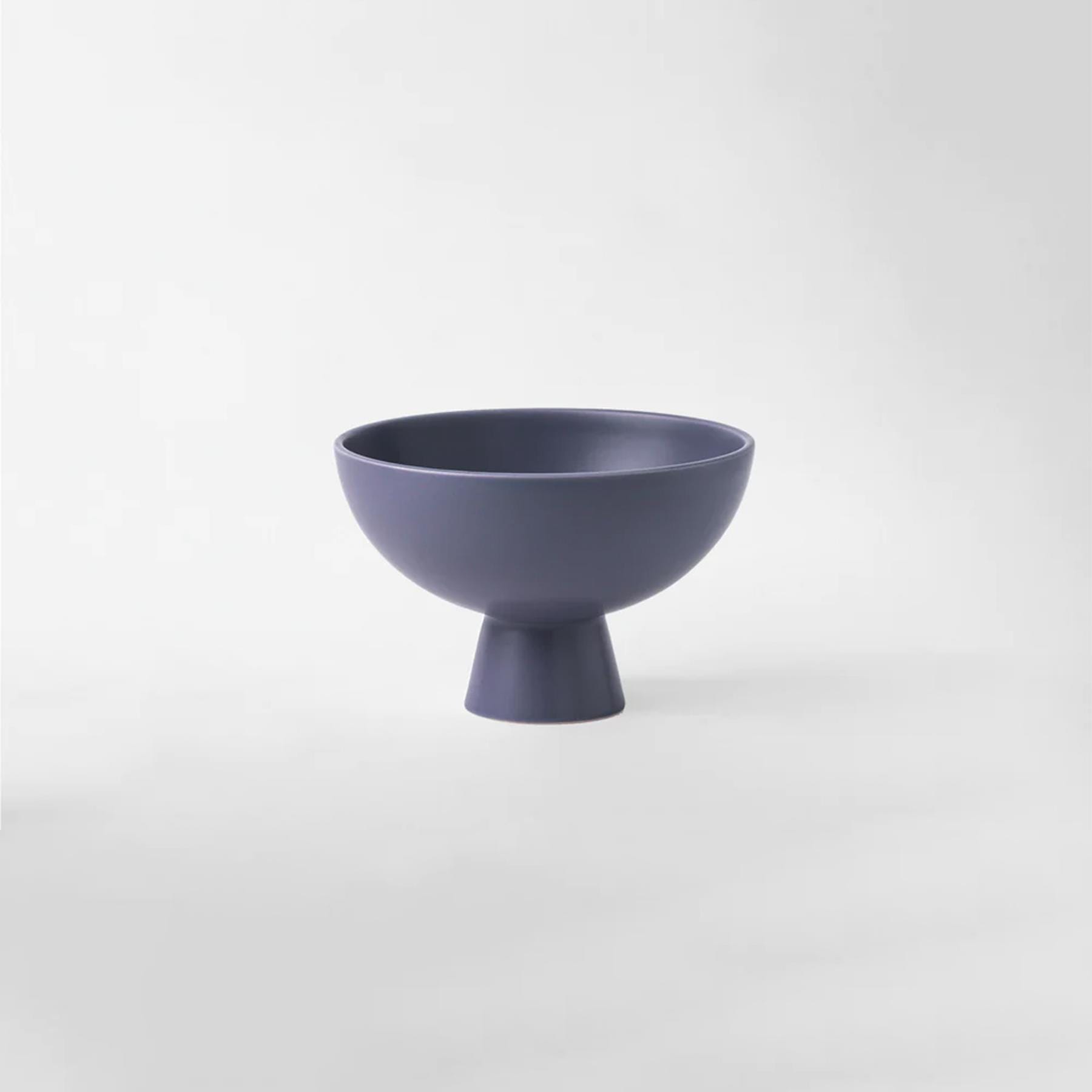 Strom Bowl Purple Ash Small Earthenware