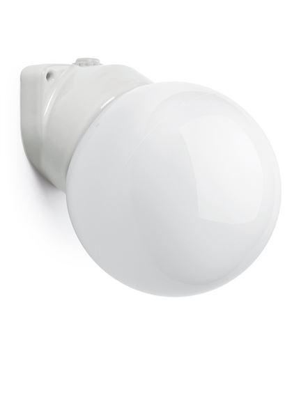 Scandilux Wall Light Opal Glass Globe