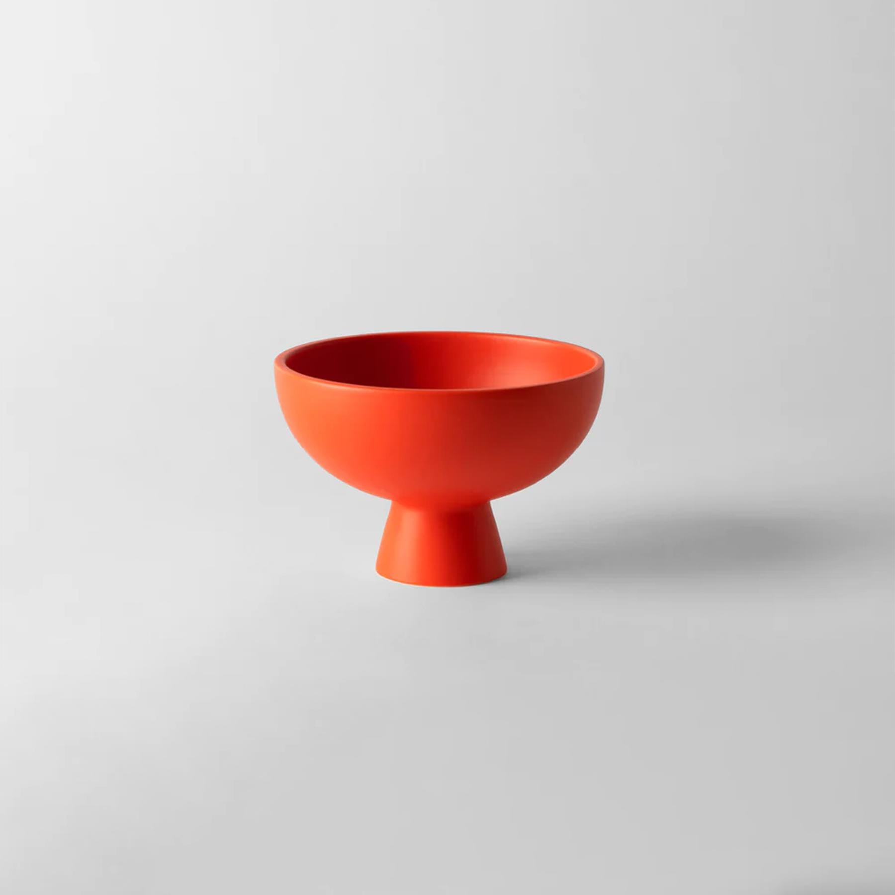 Strom Bowl Strong Coral Small Earthenware Orange