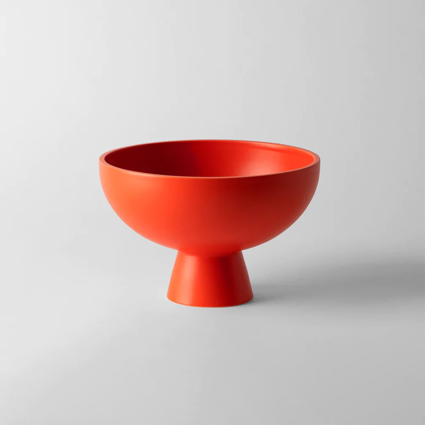 Strom Bowl Strong Coral Large Earthenware Orange