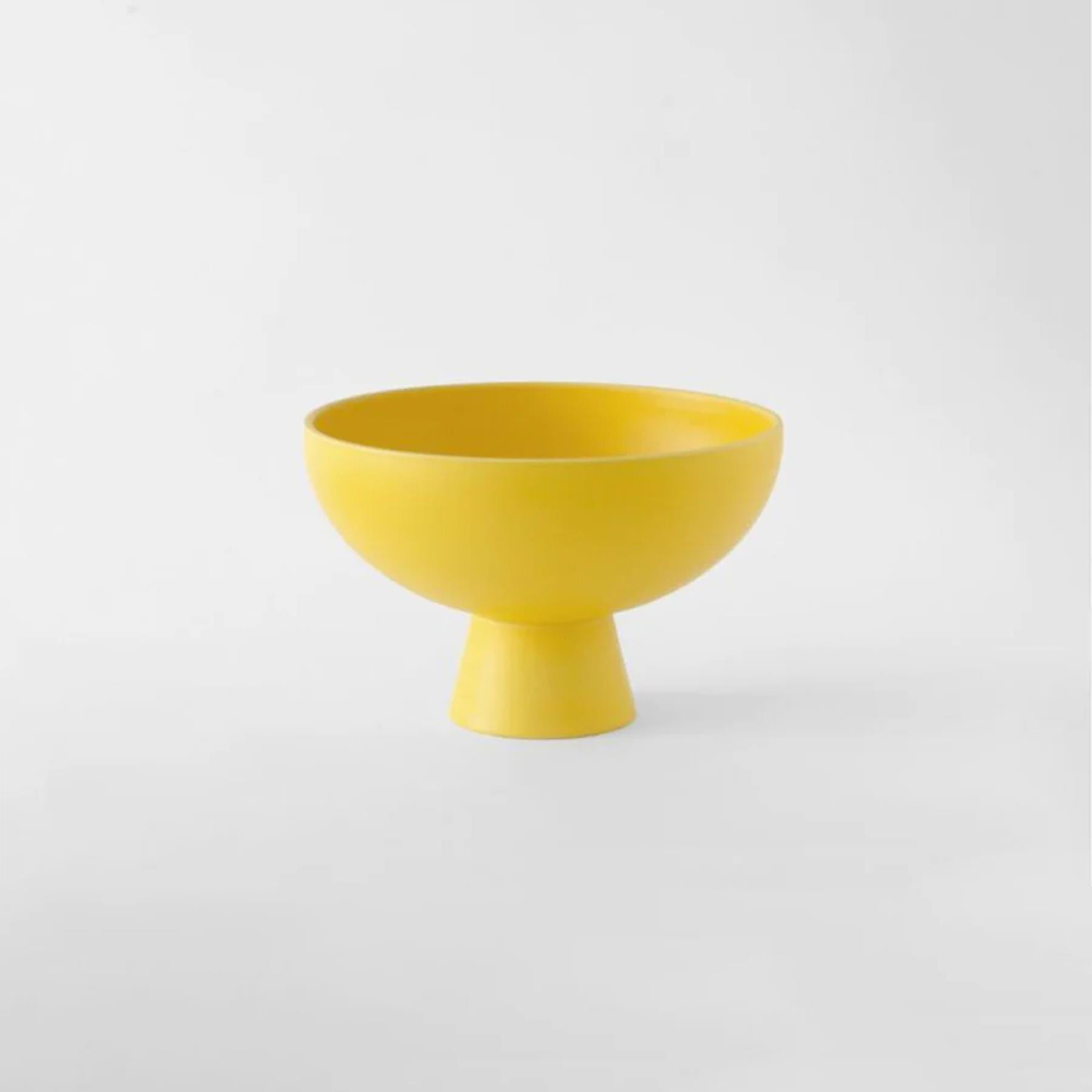 Strom Bowl Fresia Yellow Medium Earthenware Yellow