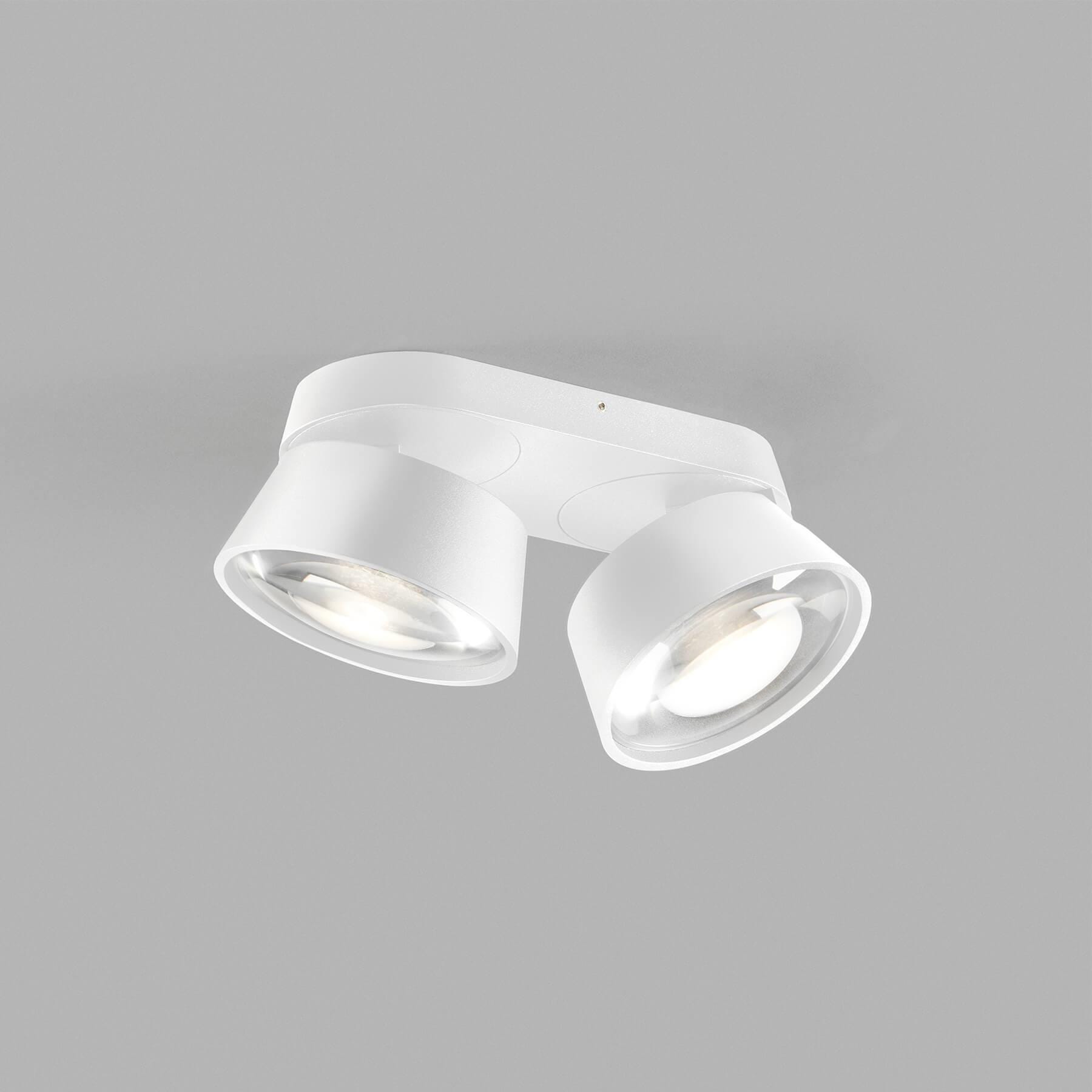 Light Point Vantage Double Ceiling Light White Small White