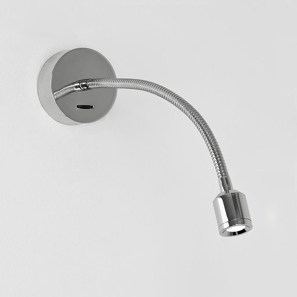 Fosso Switched Wall Light Polished Chrome