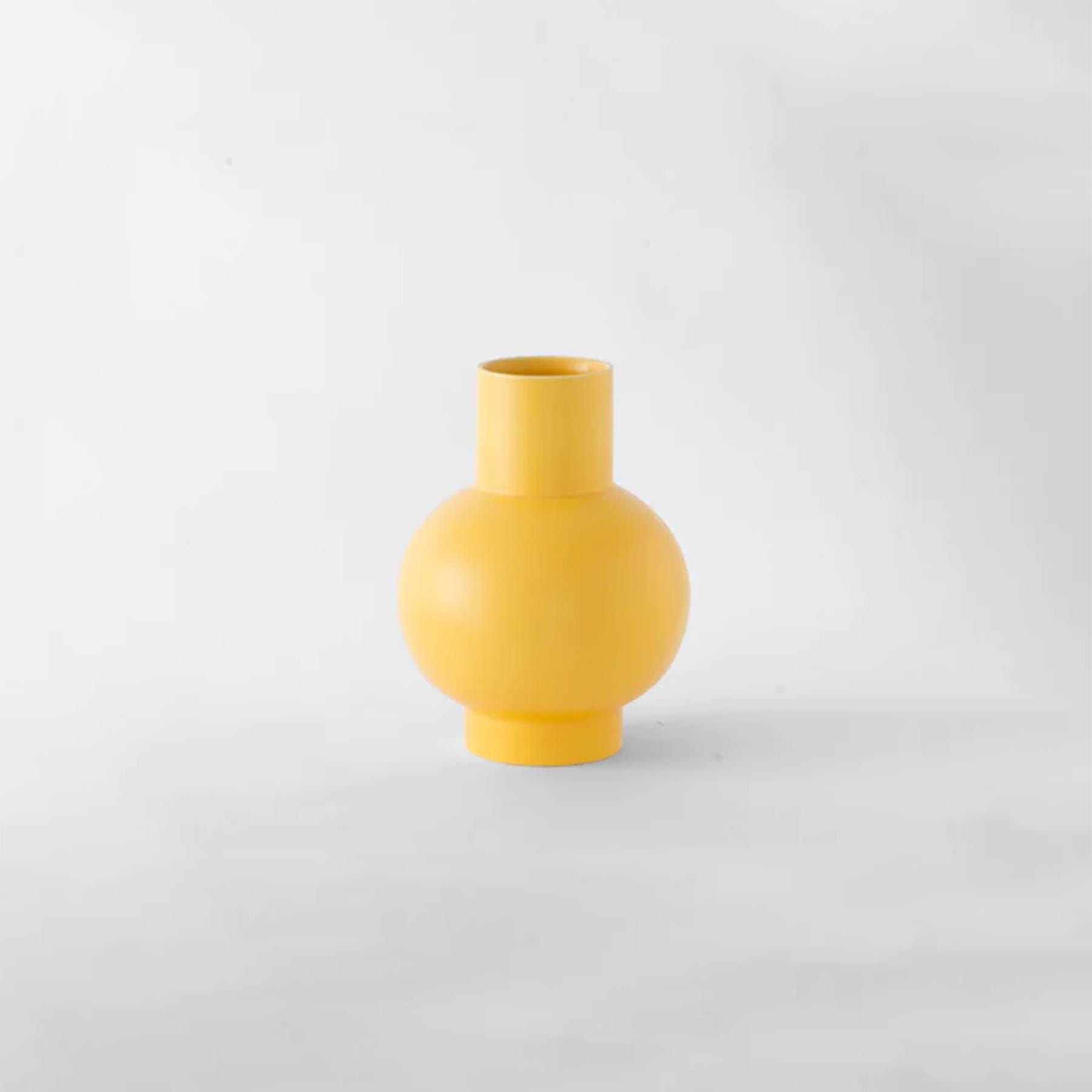 Strom Vase Fresia Yellow Small Earthenware Yellow